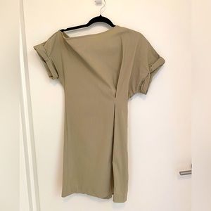 ZARA nwt asymmetrical dress sz M